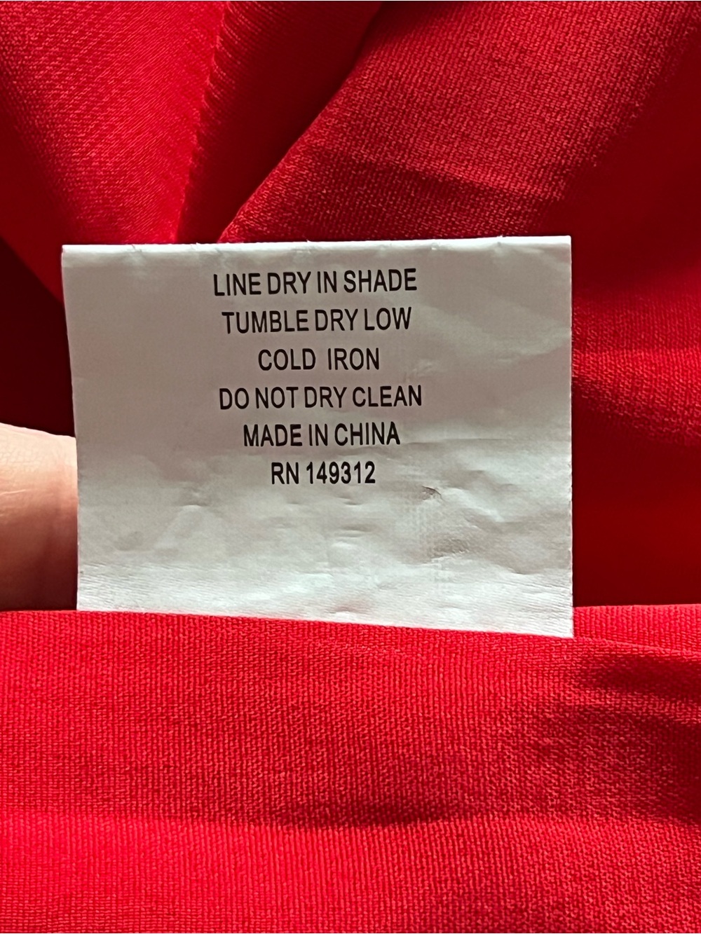Red One-Shoulder Ruffle Midi Cocktail Dress - Picture 6 of 6